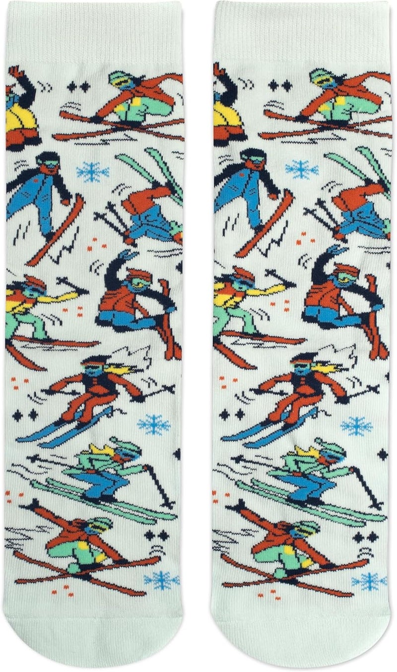 Lavley Ski Socks - Funny socks for skiers and snowboarders - Unisex novelty gift - Great for birthdays or holidays - Image 5